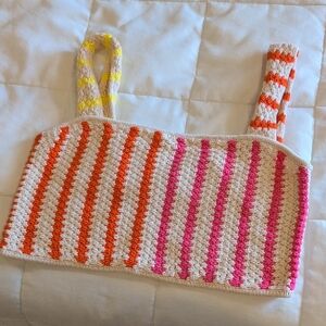 Colorful Striped Womens' Knit Top